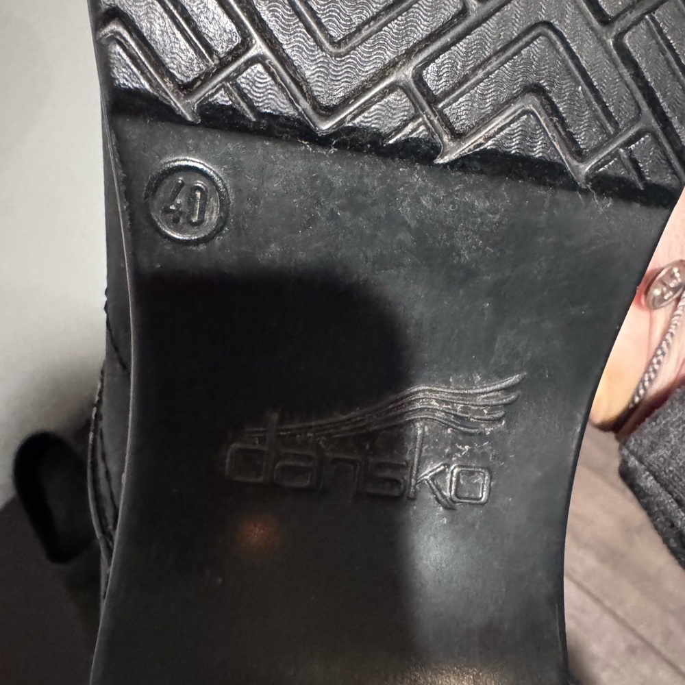 Dansko Black Women's Clogs - Picture 5 of 5